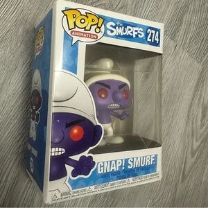 NIB Funko Pop Animation Smurfs 274 Gnap! Smurf Collectible Vinyl Figure. Rare